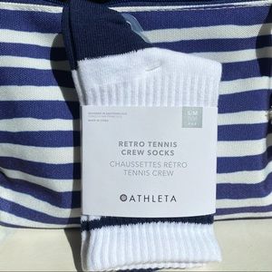 Athleta Retro Tennis Crew Socks